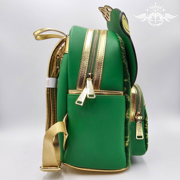 Loungefly DreamWorks Shrek Princess Fiona Green Gold Mini Backpack Bag New - Picture 6 of 13